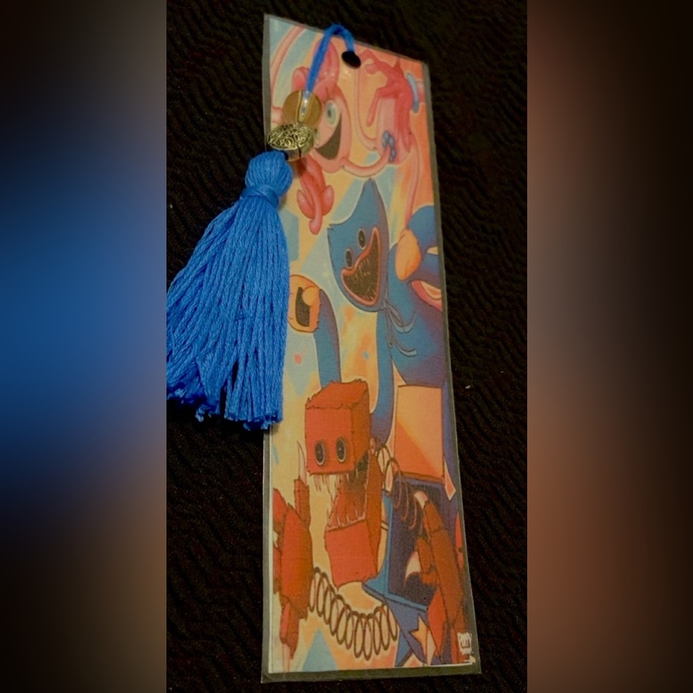 Poppy’s playtime Bookmark with Blue Tassel